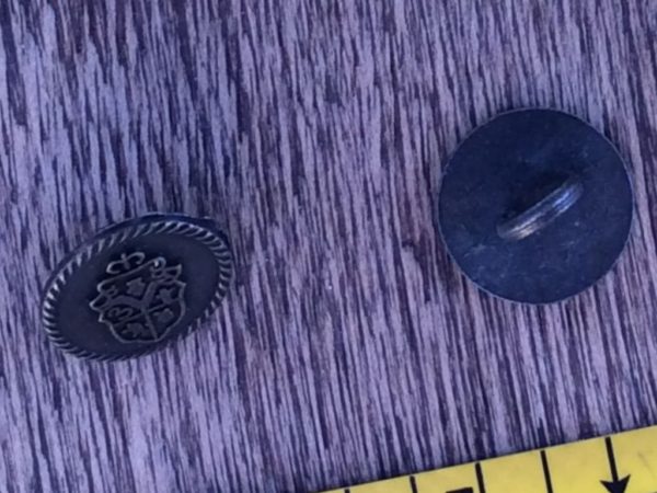 Κουμπί Μεταλλικό Μπρονζέ | με Οικόσημο | συσκευασία: 8 Κουμπιά - Image 3