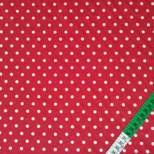 ποπλίνα-πουά-ύφασμα-κόκκινο-άσπρο-aika-fabrics
